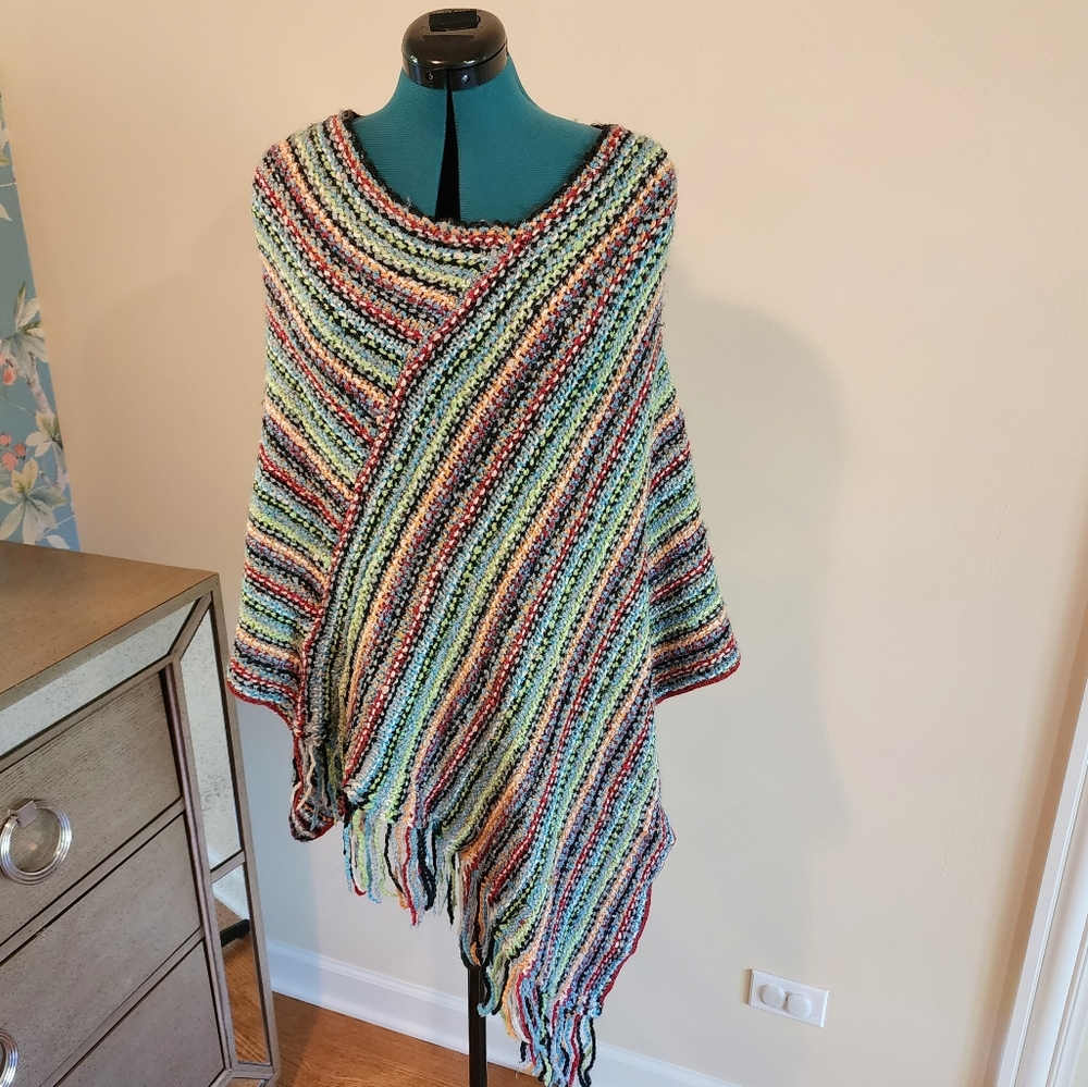 Mimi maternity multicolor Sweater Shawl One Size
